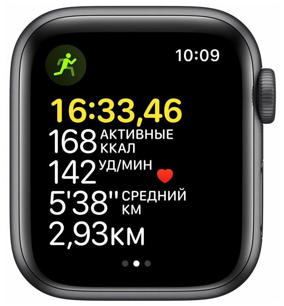 Умные часы Apple Watch SE GPS 40мм Aluminum Case with Sport Band RU, серый космос/тёмная ночь