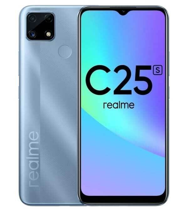 Смартфон realme C25S 4/64 ГБ, water blue