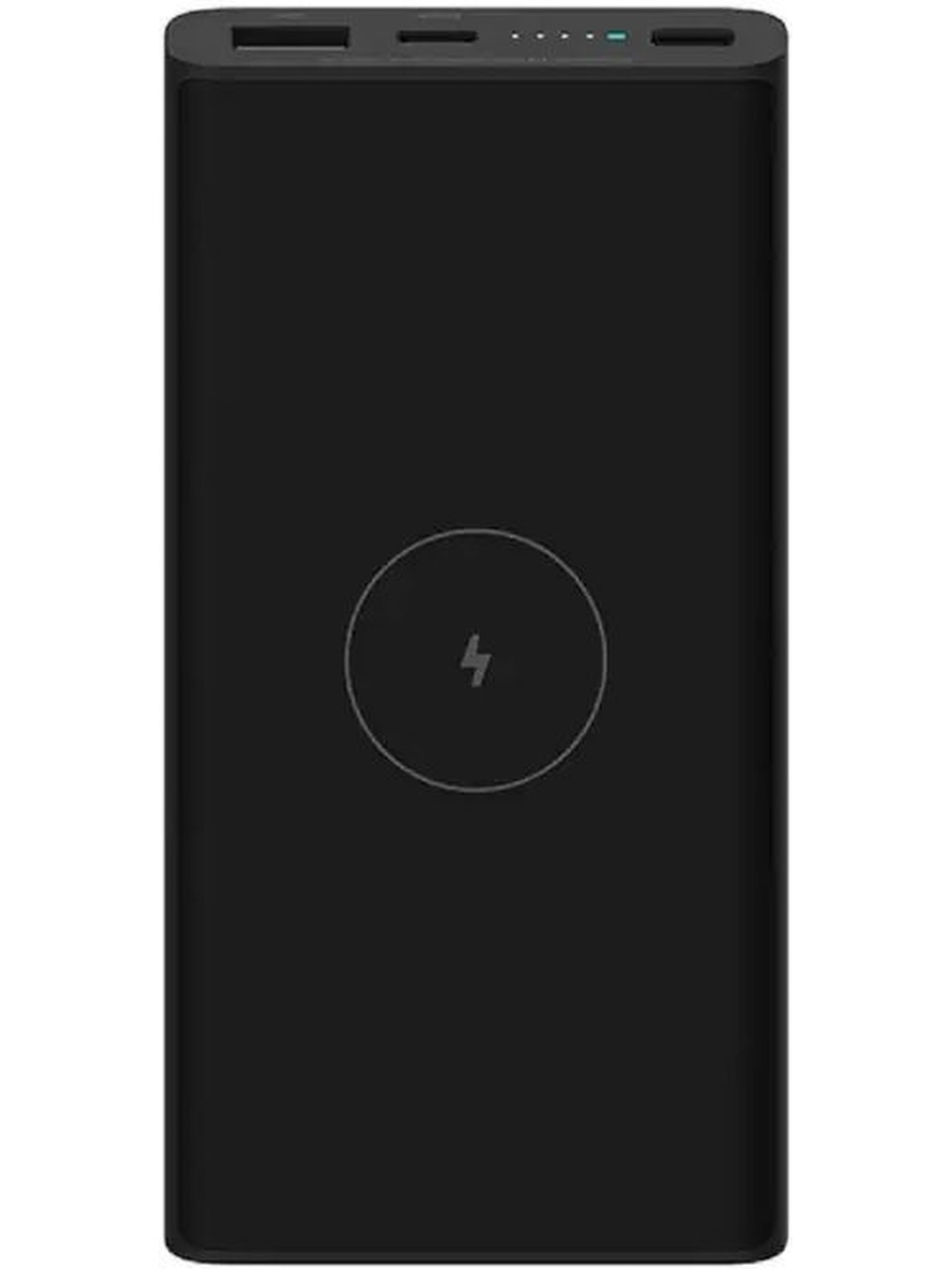 Внешний аккумулятор Power bank Xiaomi Mi Power Bank 10000 mAh 10W с беспроводной зарядкой WPB15PDZM черный