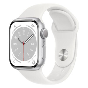 Умные часы Apple Watch Series 8 45 мм Aluminium Case, silver/white
