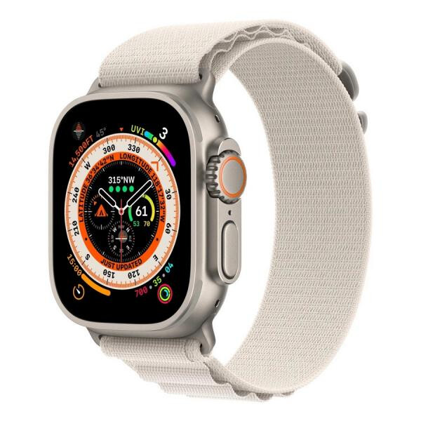 Умные часы Apple Watch Ultra 49 мм Titanium Case, титановый/звездный Alpine Loop