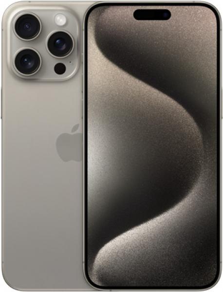 Смартфон Apple iPhone 15 Pro Max 256 ГБ, Dual: nano SIM + eSIM, Natural Titanium